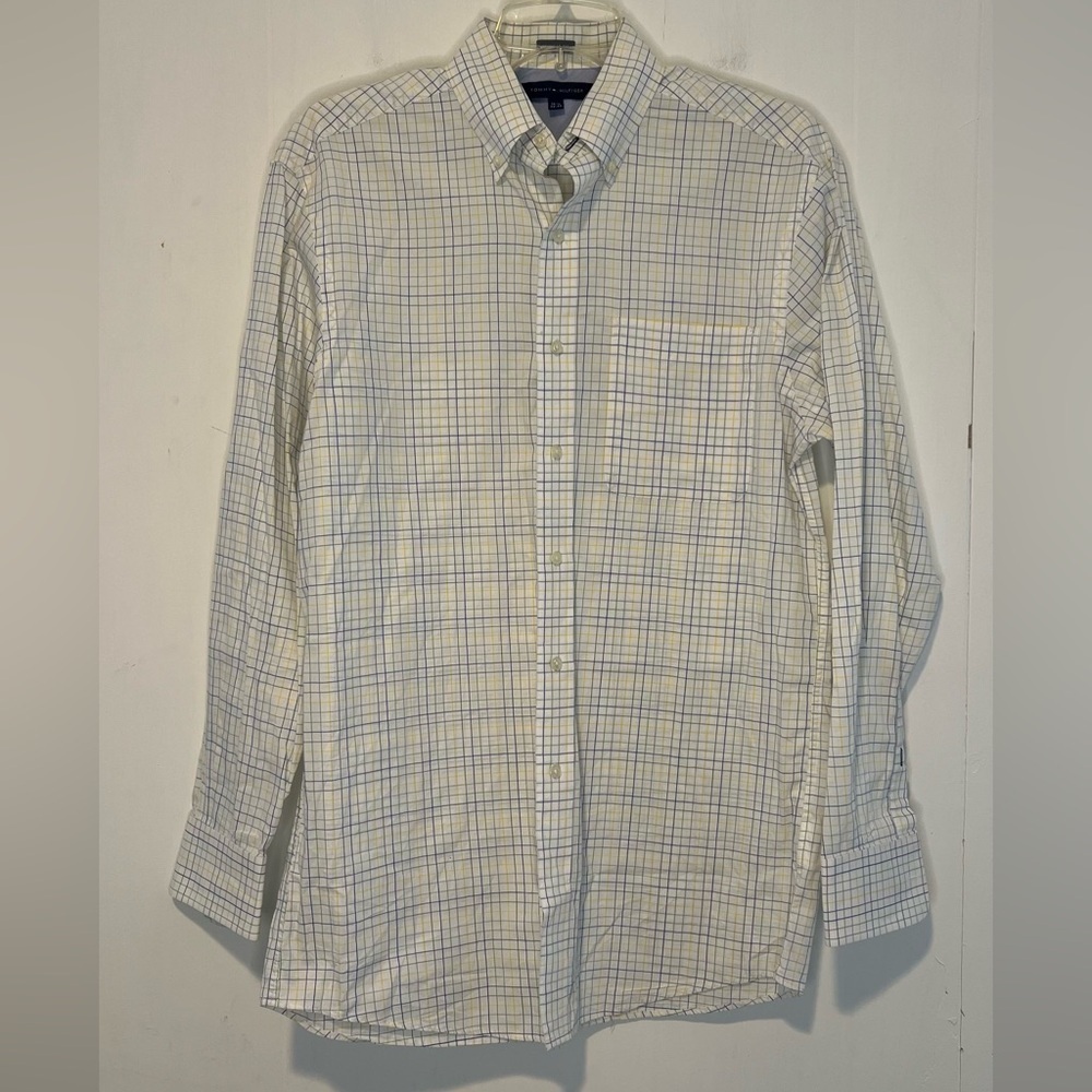 Tommy Hilfiger Regular Fit Men's Classic Plaid Shirt Y4
